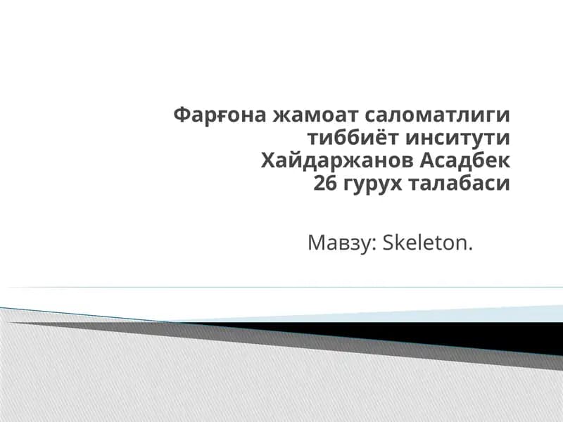 Skeleton