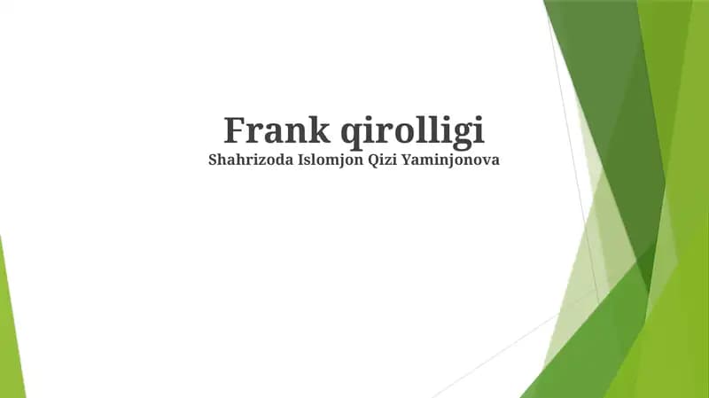 Frank qirolligi