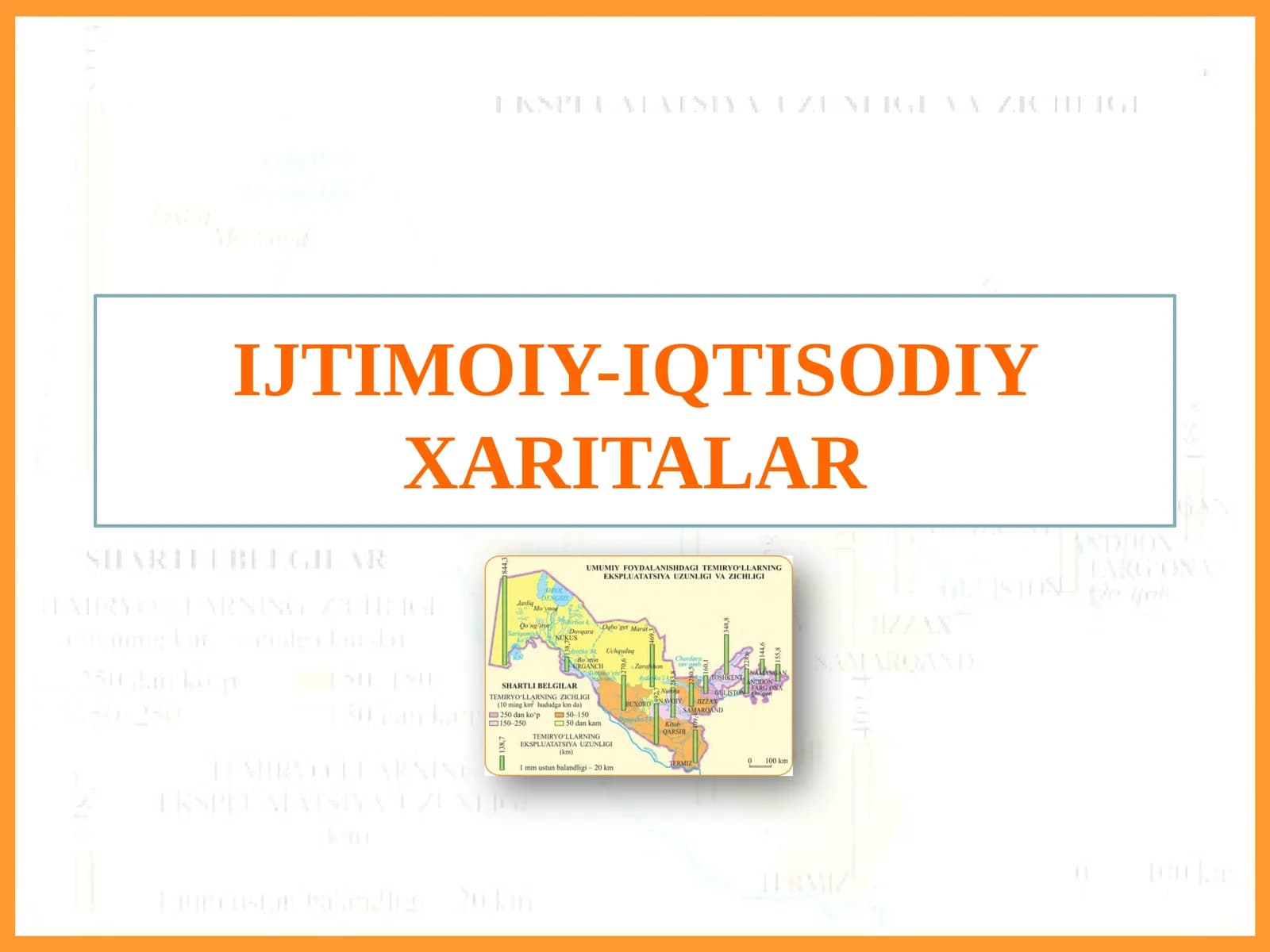 IJTIMOIY-IQTISODIY XARITALAR