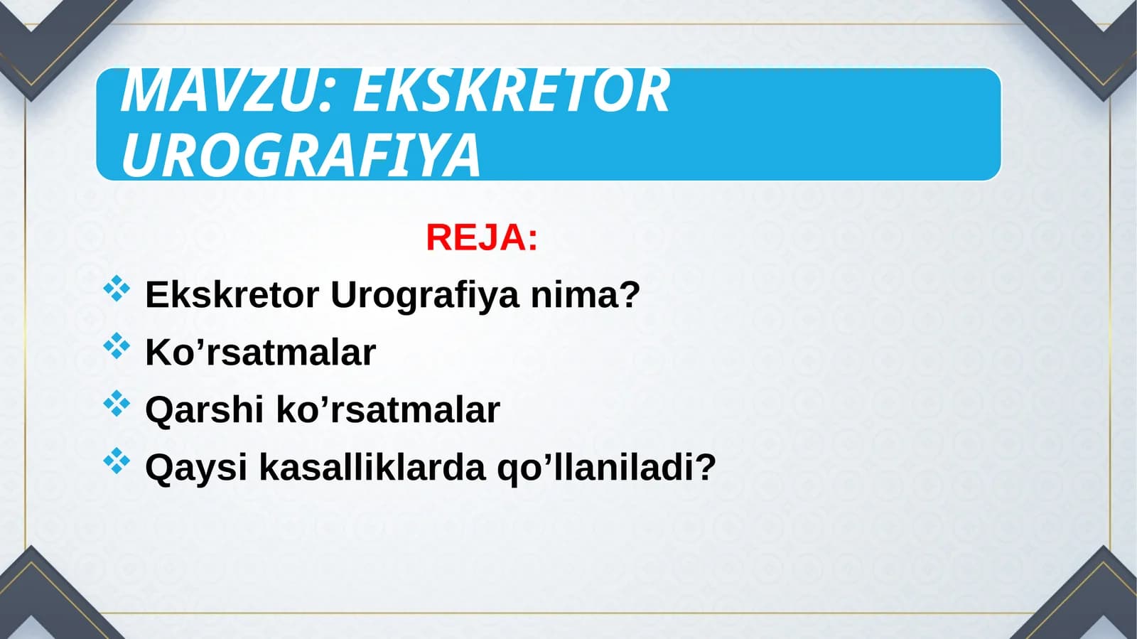 Ekskretor Urografiya