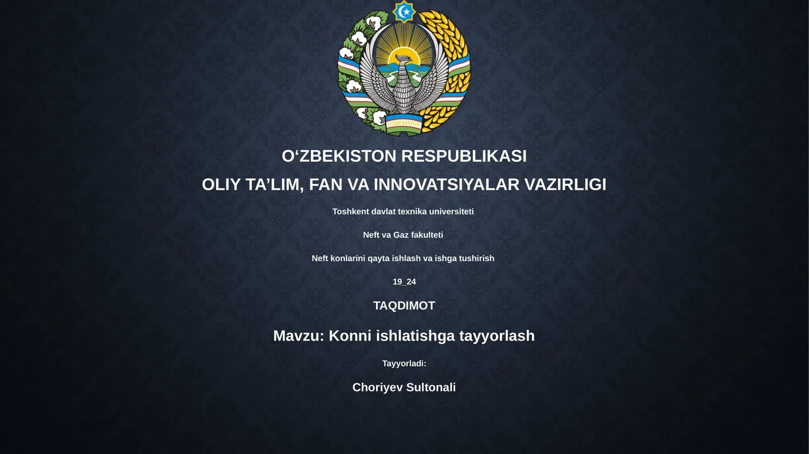 Konni ishlatishga tayyorlash