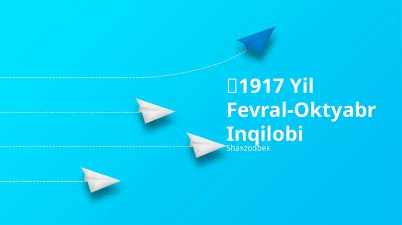 1917 Yil Fevral-Oktyabr Inqilobi