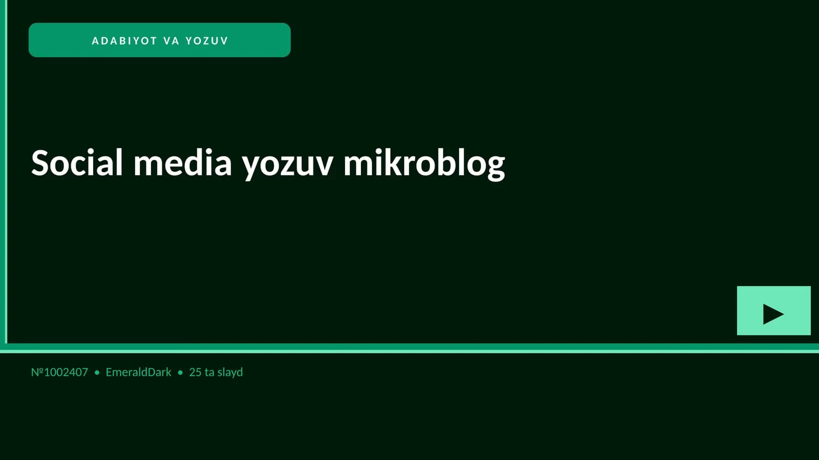 Social media yozuv mikroblog