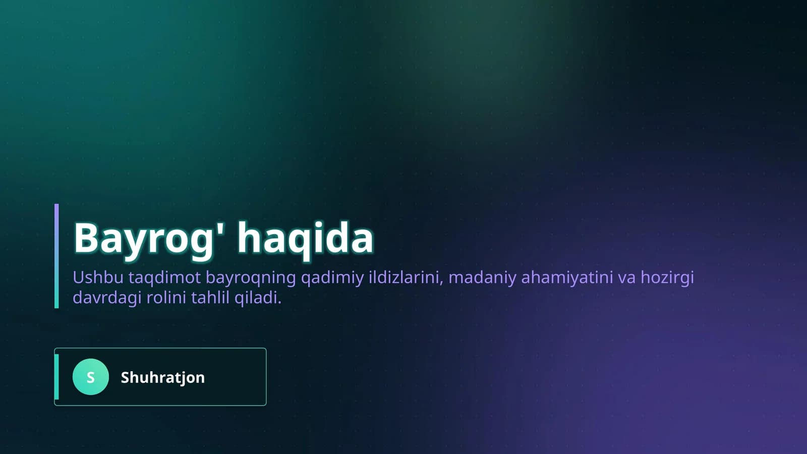 Bayrog' haqida
