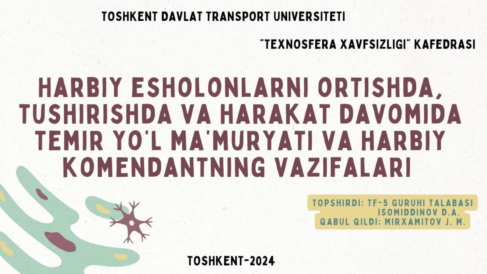 Harbiy harakatorganlaridamansabdorshaxslar