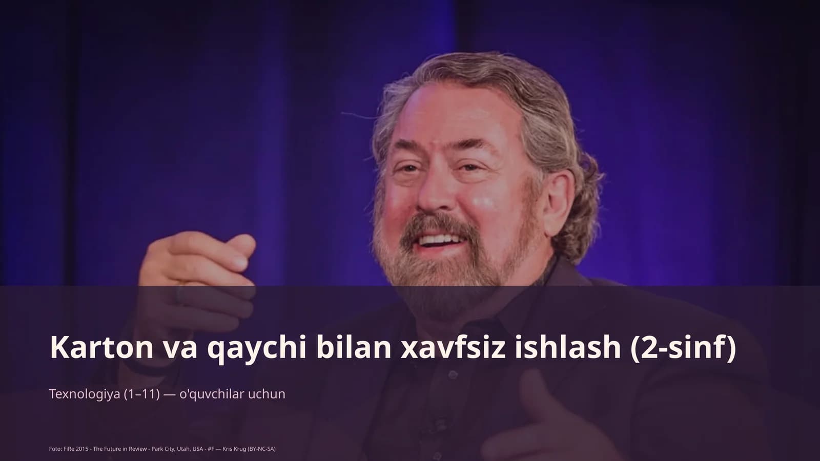 Karton va qaychi bilan xavfsiz ishlash (2-sinf)