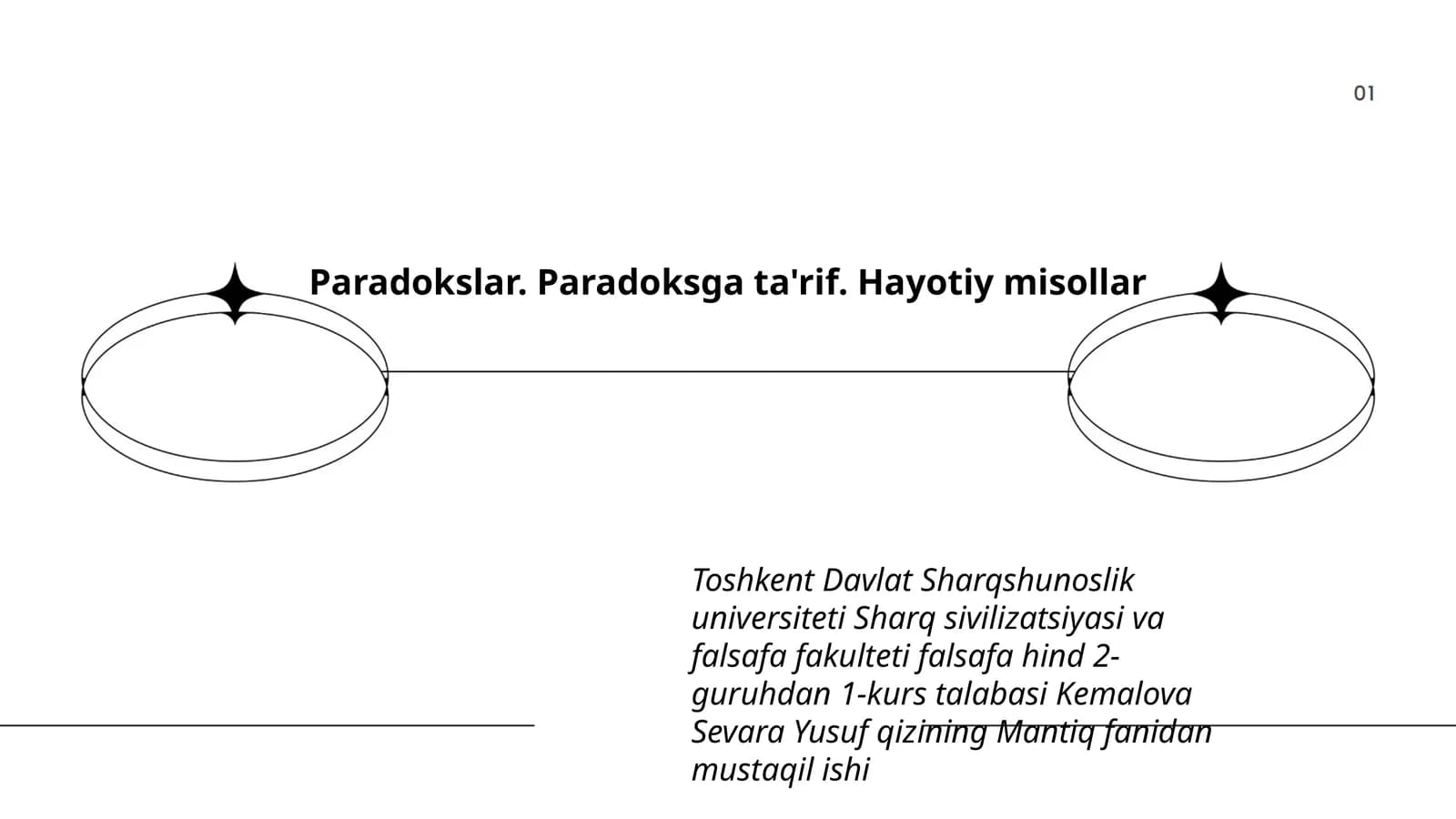 Paradokslar. Paradoksga ta'rif. Hayotiy misollar