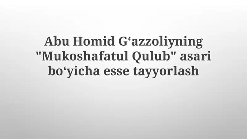 Mukoshafatul Qulub