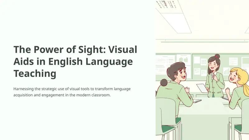 The Power of Sight: Visual Aids in English Language Teaching