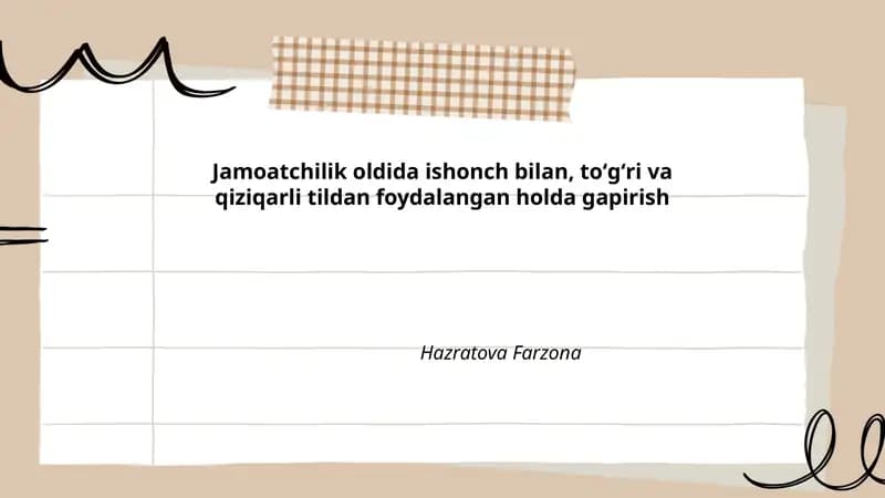 Nutqga Tayyorgarlik