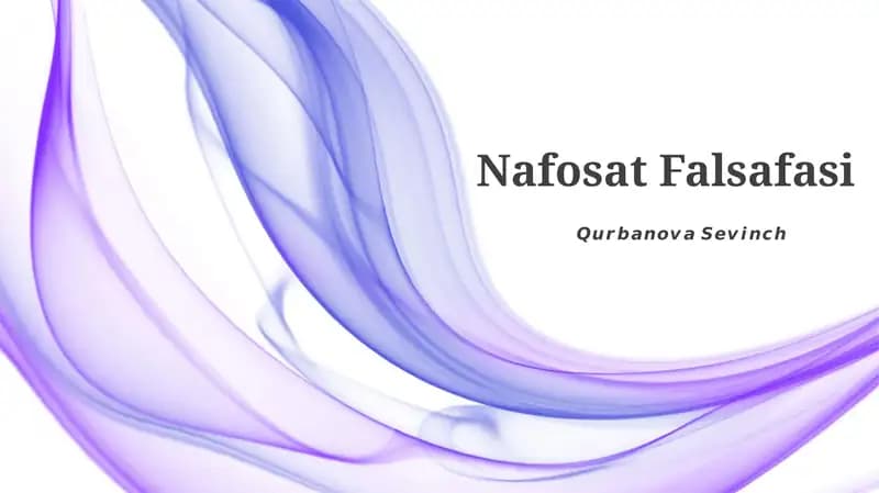 Nafosat Falsafasi