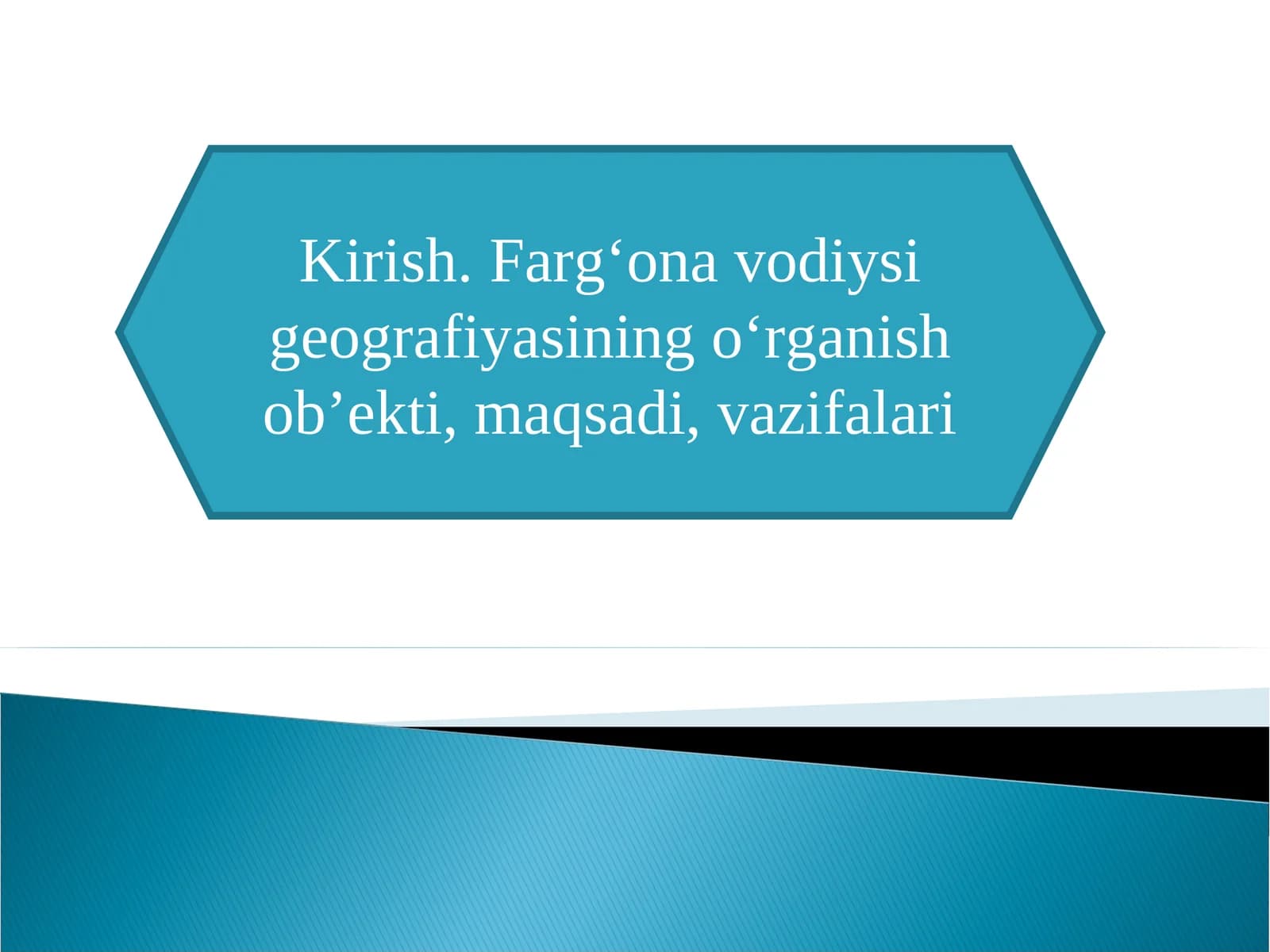 Farg‘ona vodiysigeografiyasi