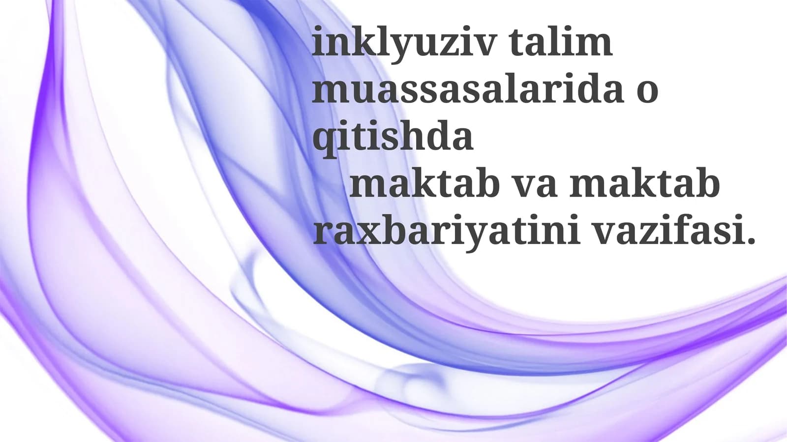 Inklyuziv Ta'lim