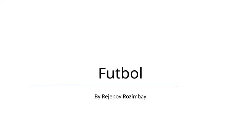 Futbol