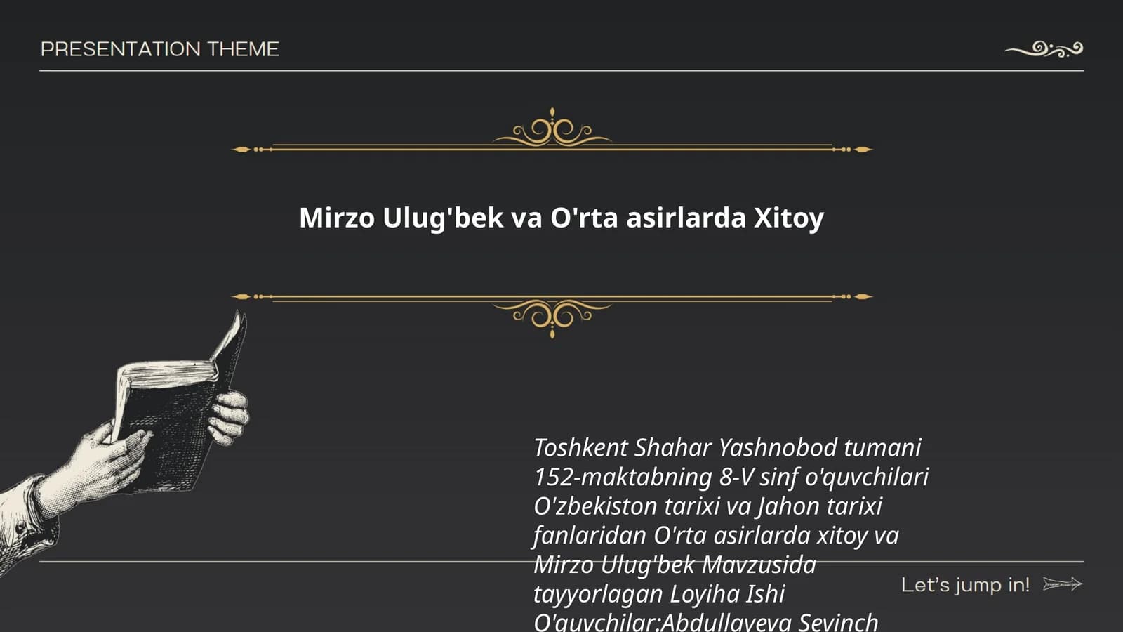 Mirzo Ulug'bek va O'rta asirlarda Xitoy