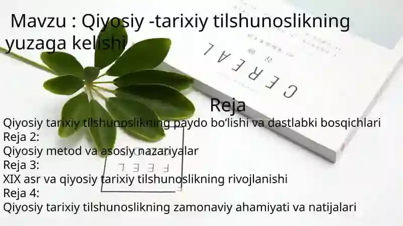 Qiyosiy-tarixiy tilshunoslik
