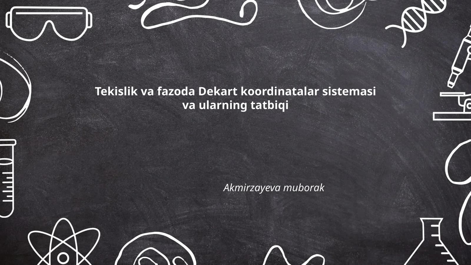 Dekart koordinatalar tizimi