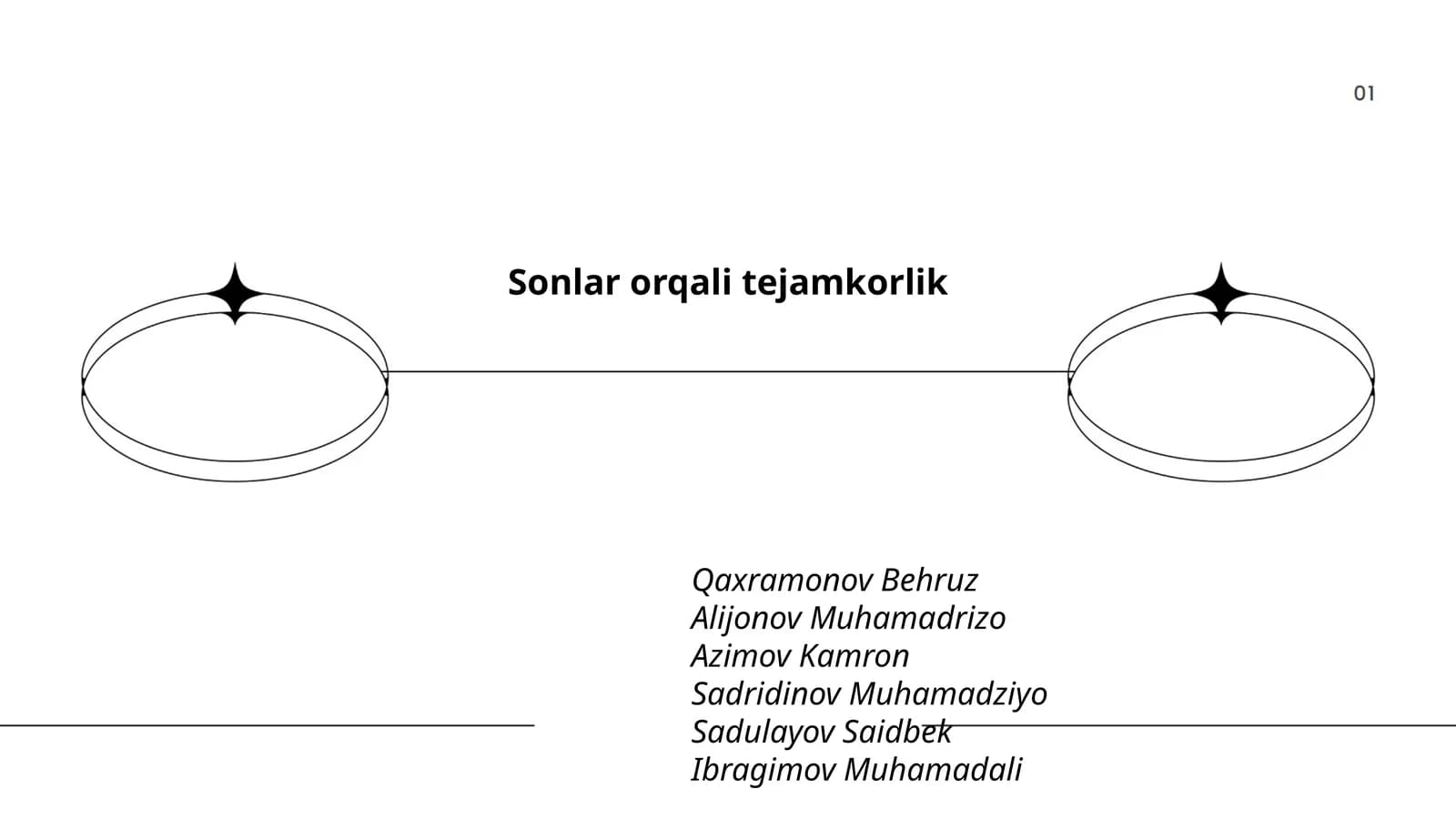 Sonlar orqali tejamkorlik