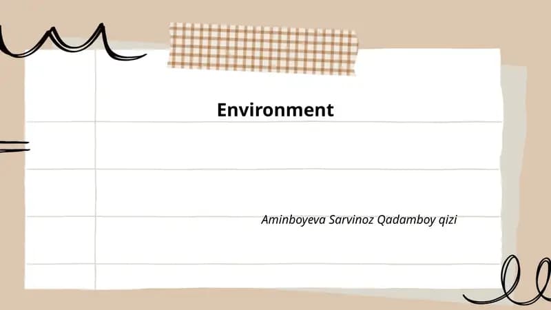 Environment