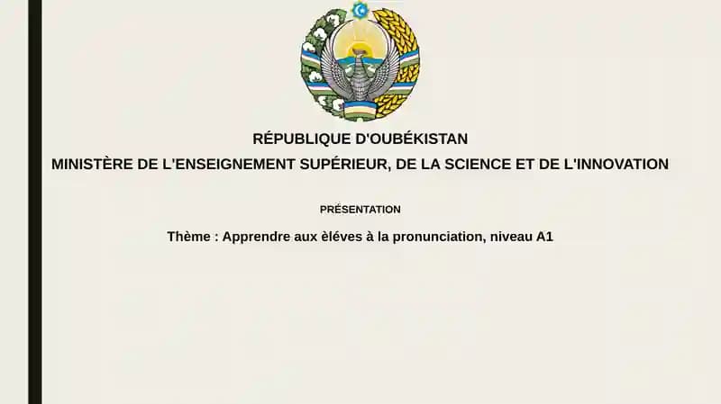 Prononciation A1