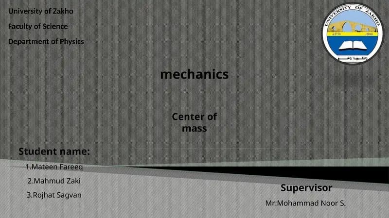 Center of mass
