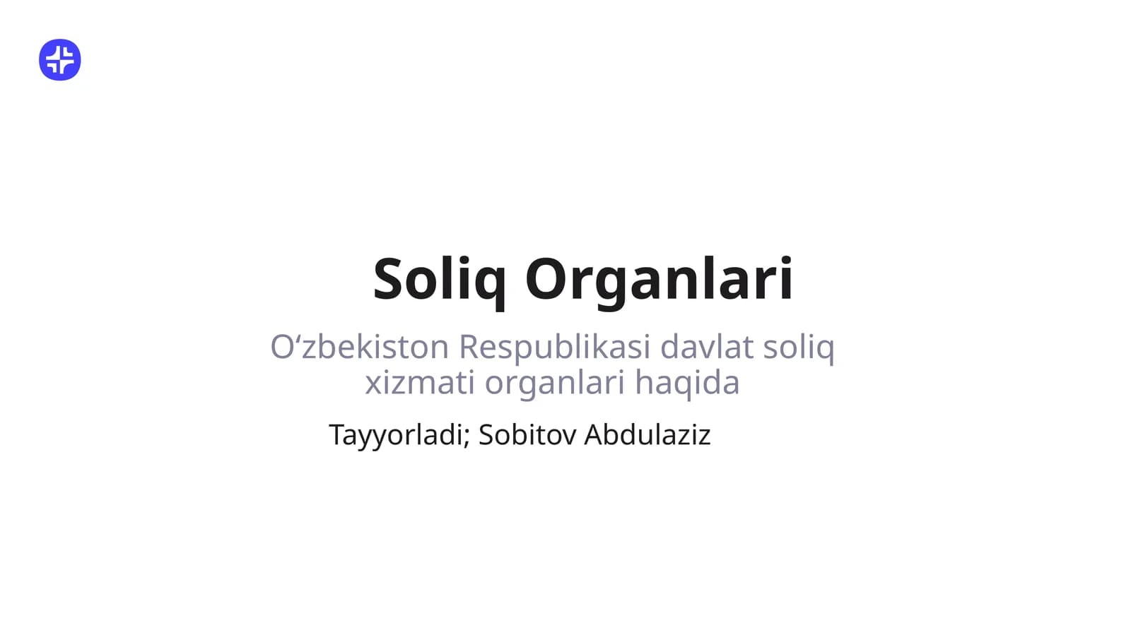 Soliq Organlari