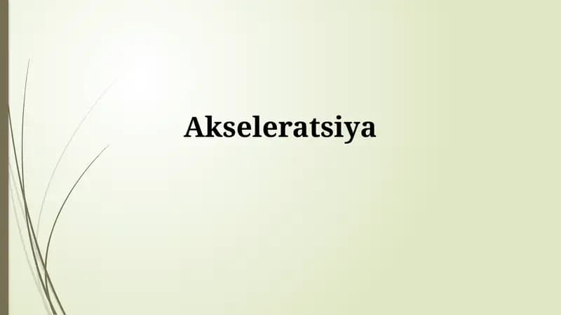 Akseleratsiya