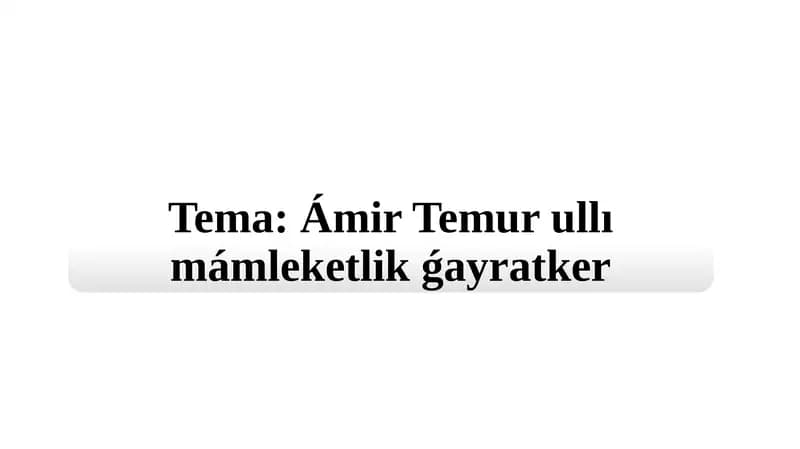 Ámir Temur