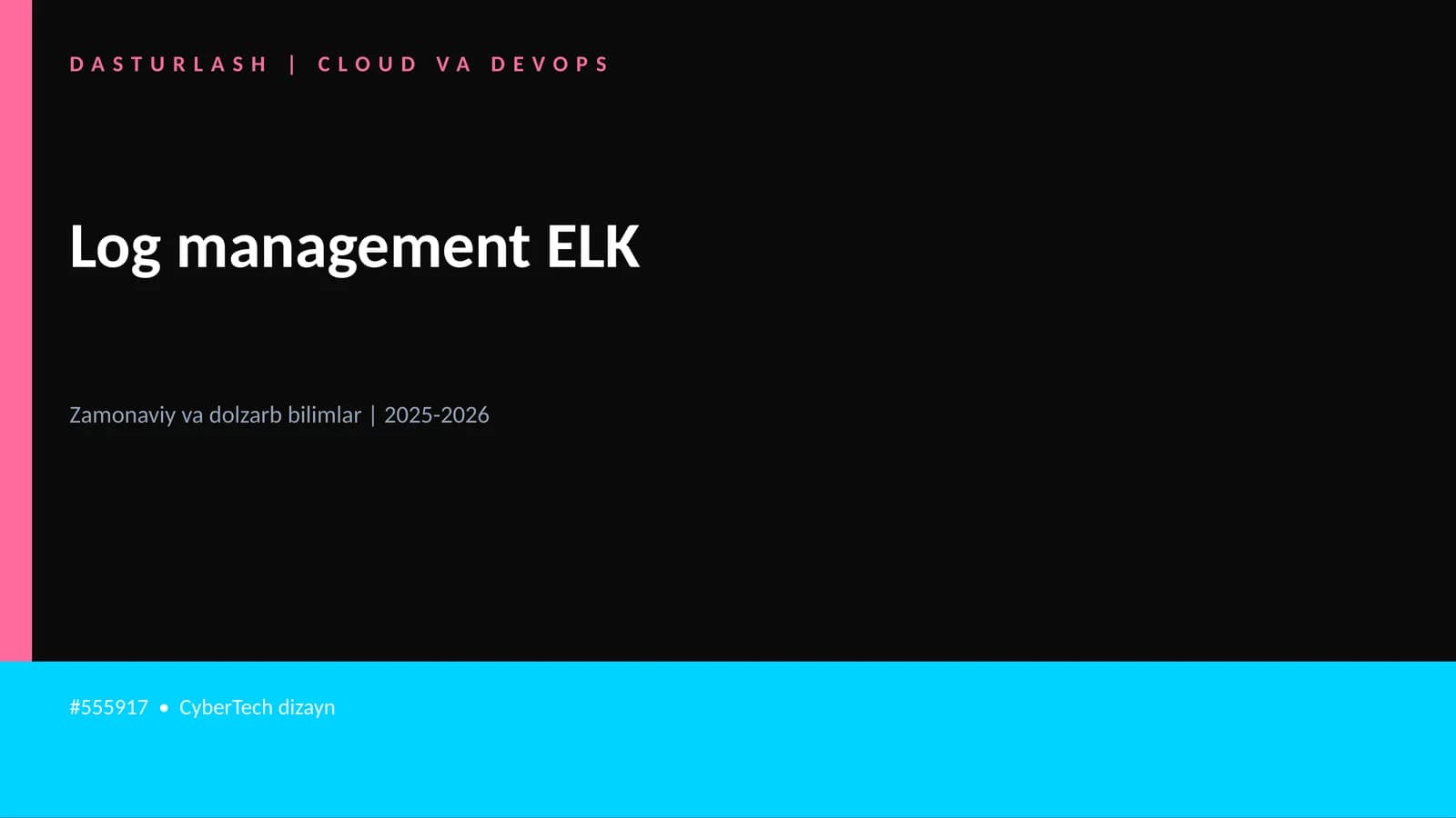 Log management ELK
