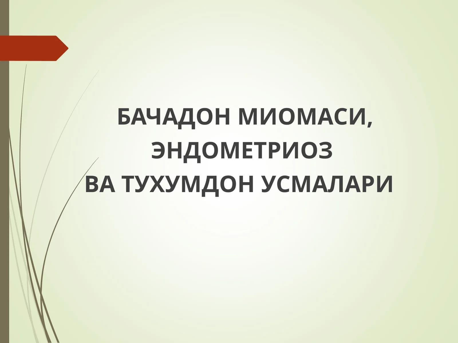 БАЧАДОН МИОМАСИ