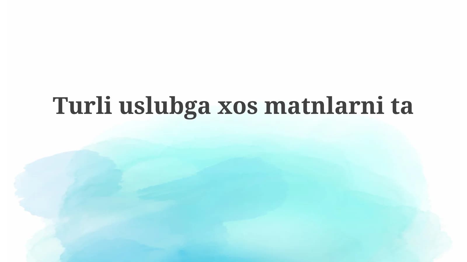 Turliuslubgaxosmatnlarnita