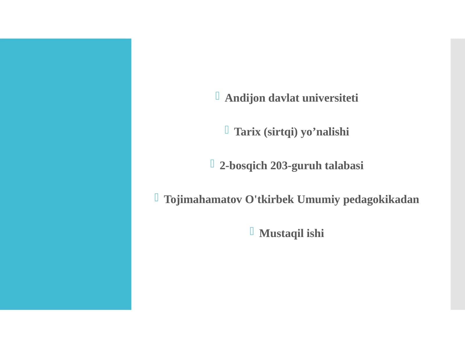 Ta'lim metodlari va vositalari: mavzuga kirish