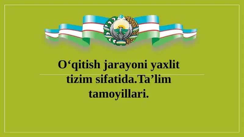 Umumiy pedagogika