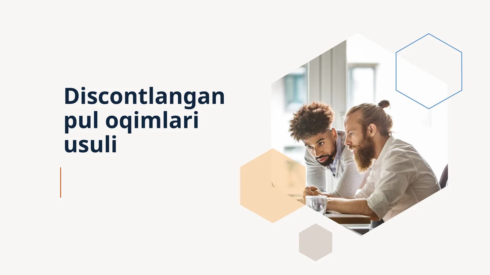 Diskontlangan pul oqimlari usuli