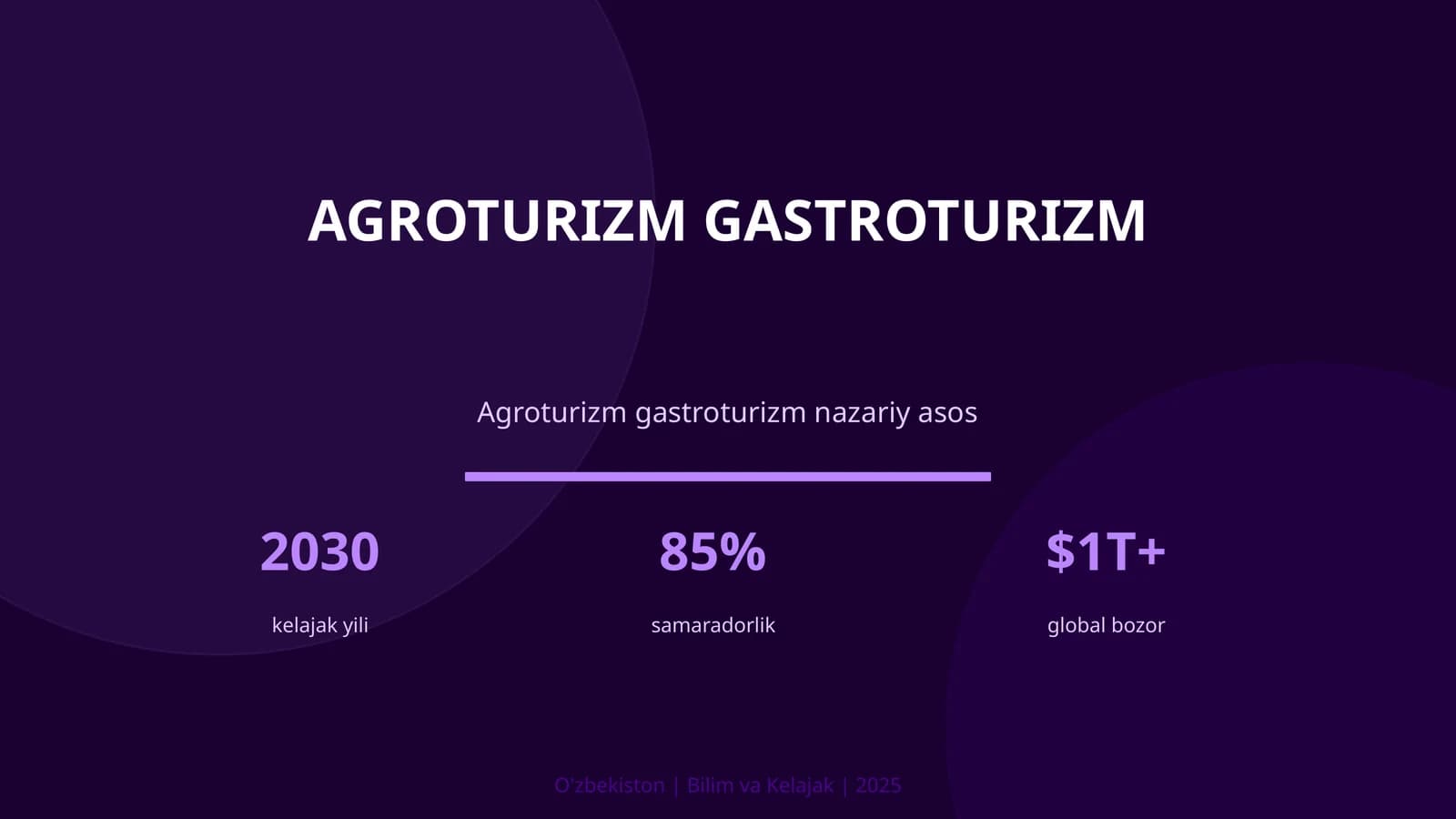 Agroturizm gastroturizm