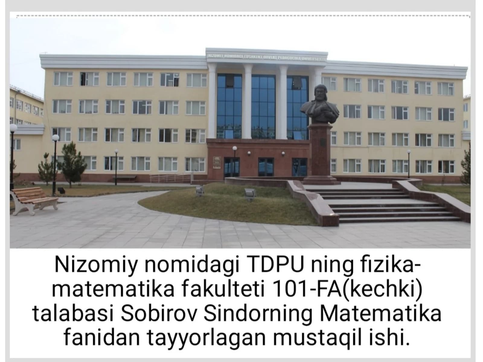 Uchkarrali integralning xossalari