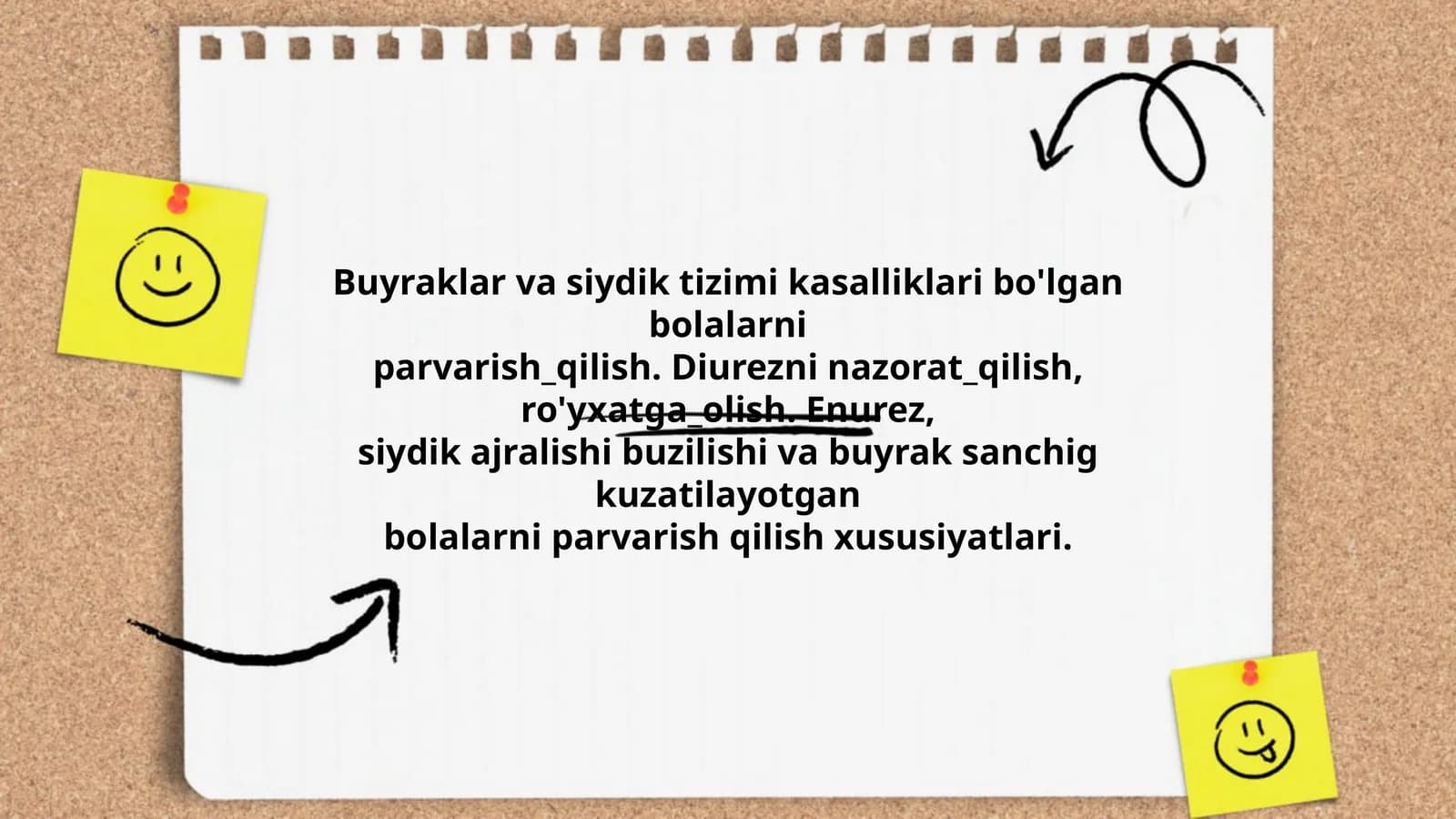 Siydik va Buyrak Kasalliklari Parvarish Qilish