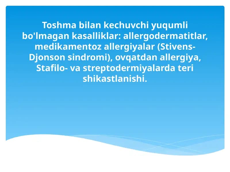 Allergodermatitlar