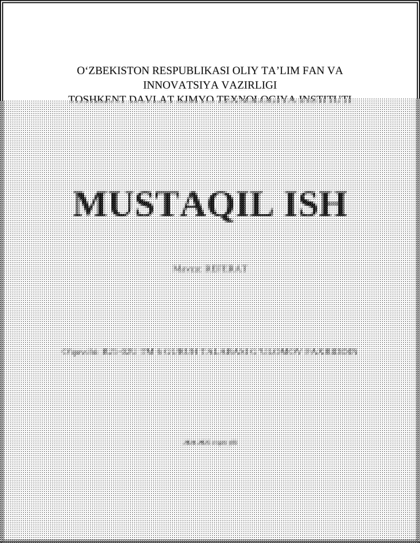 O‘zbekiston tarixi