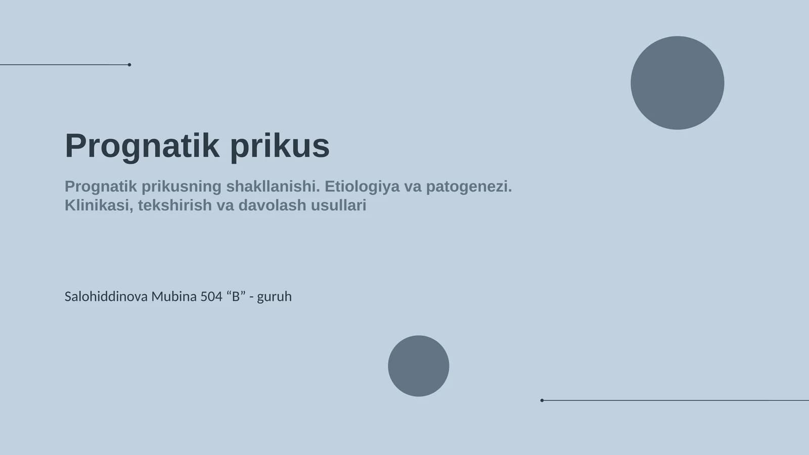 Prognatik prikus