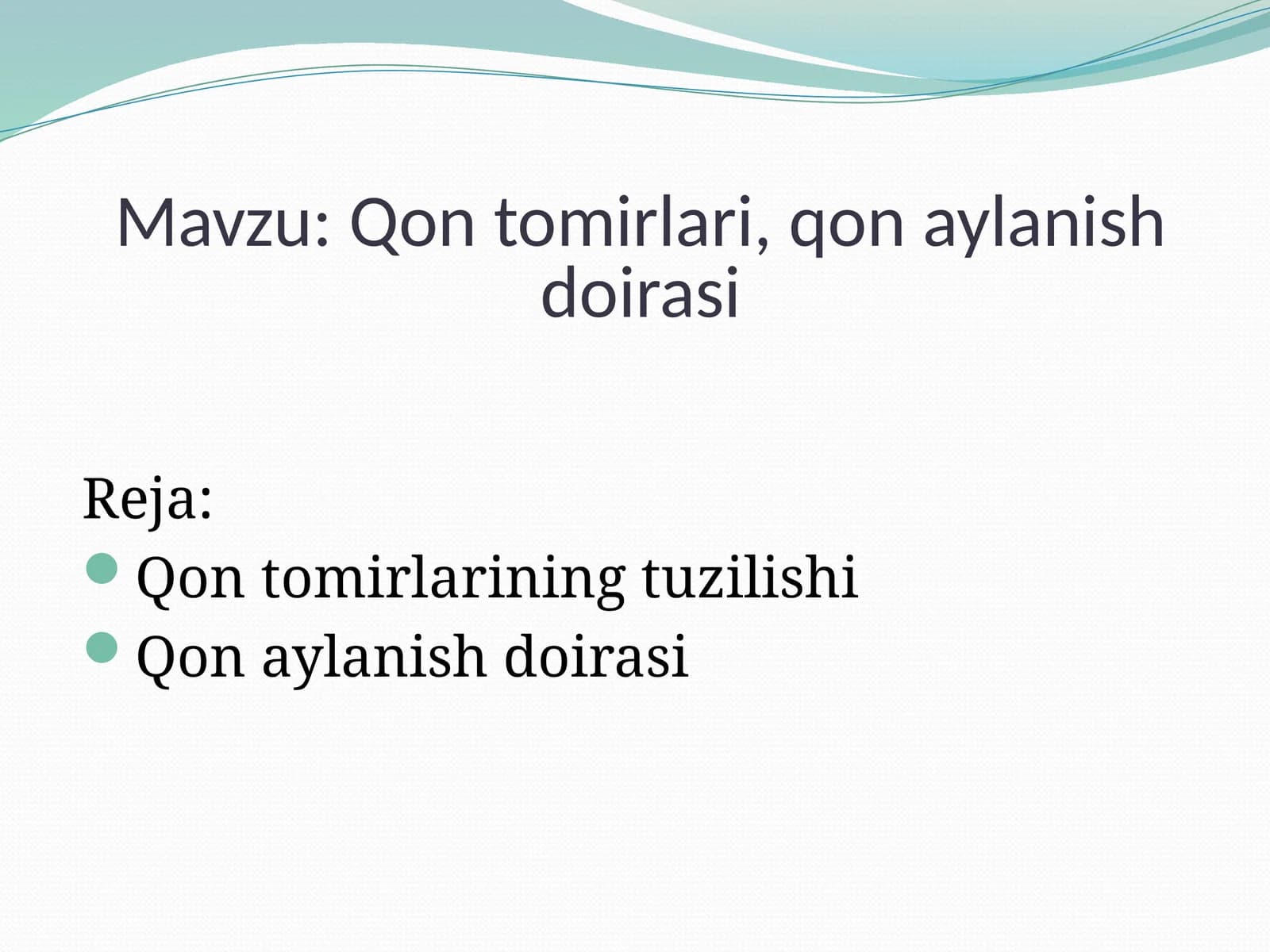 Qontomirlari,qonaylanishdoirasi