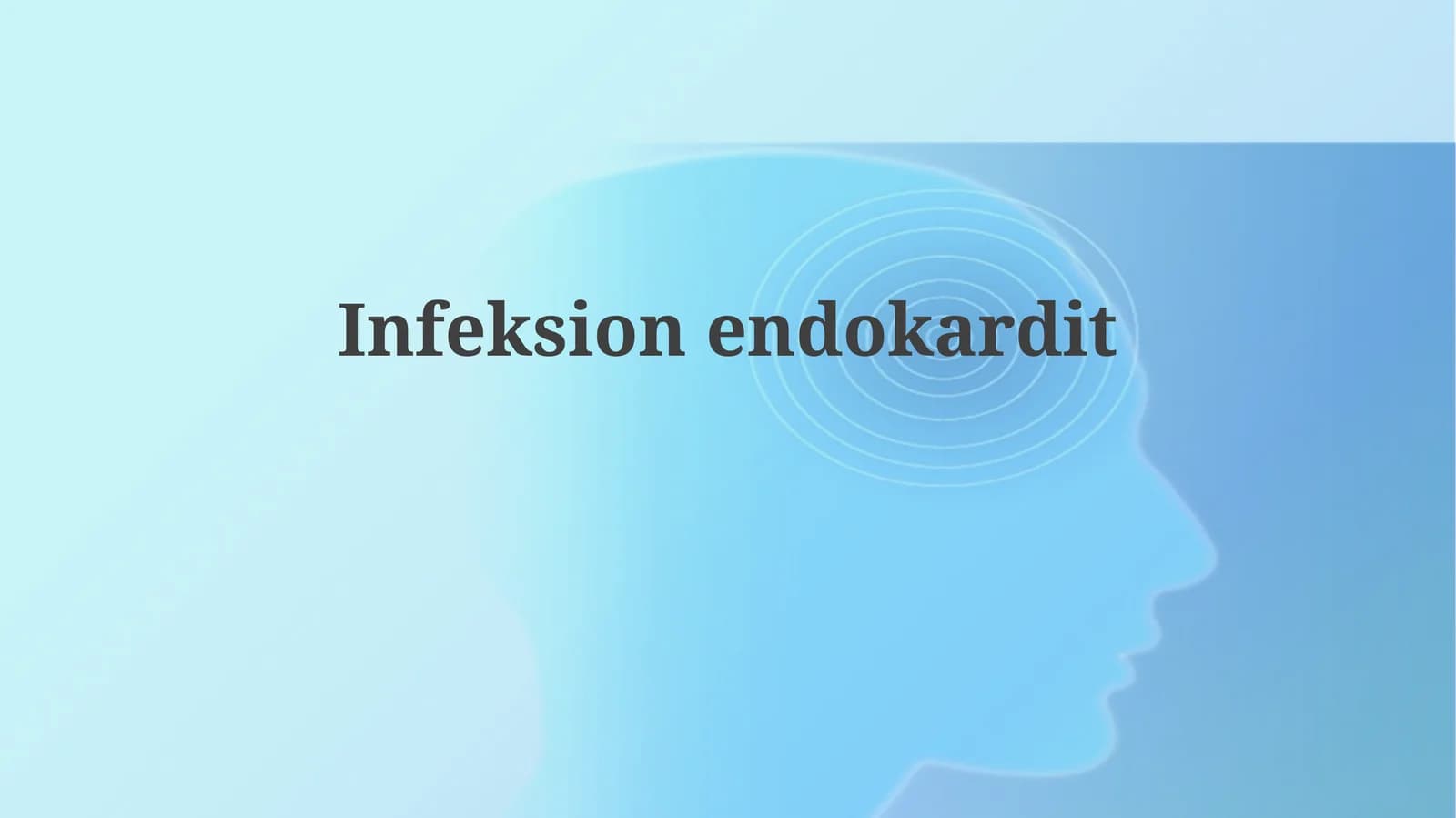 Infeksionendokardit