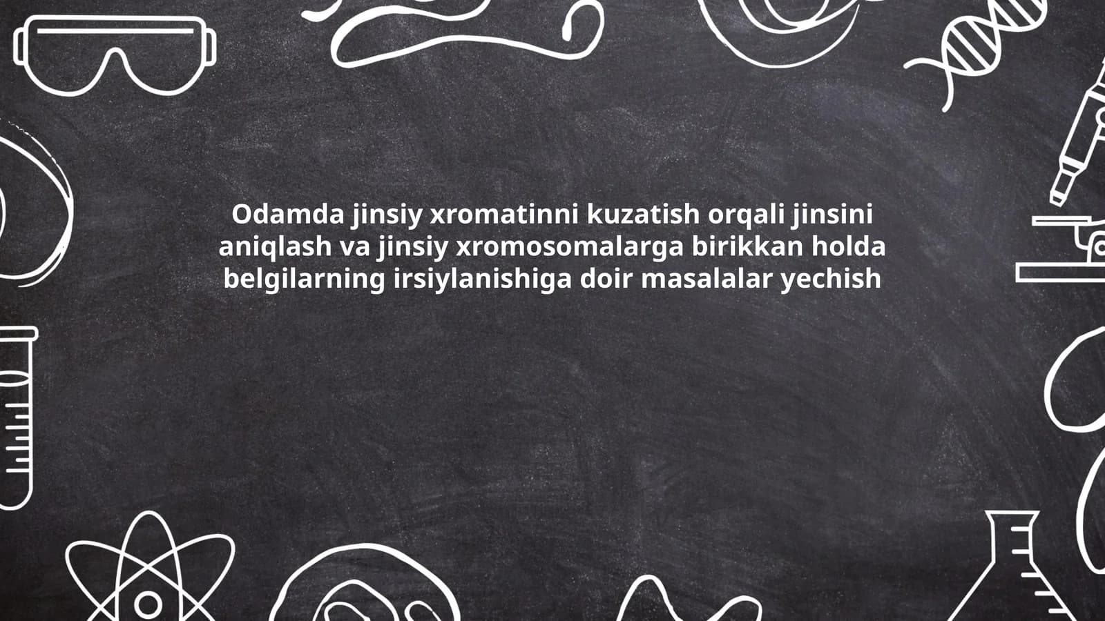 Jinsiy xromatin nima?