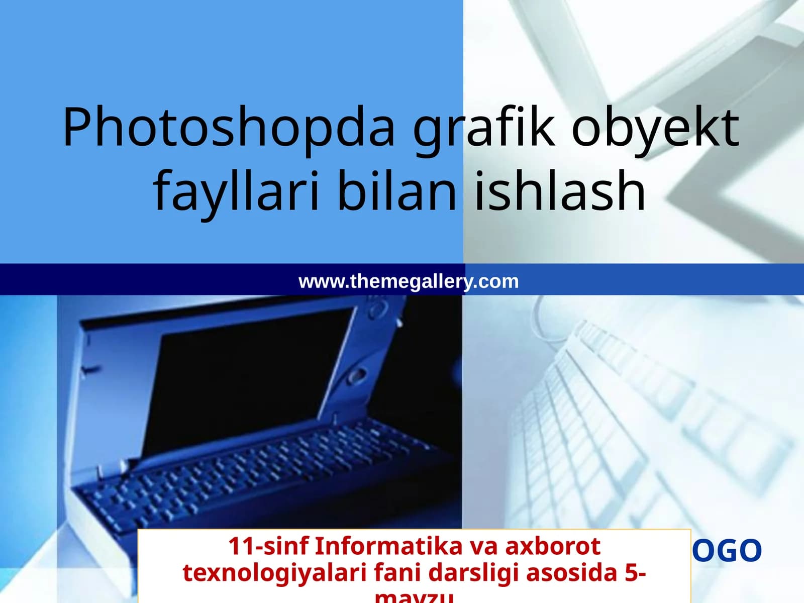 11-sinf Informatika Photoshopda grafik obyekt fayllar