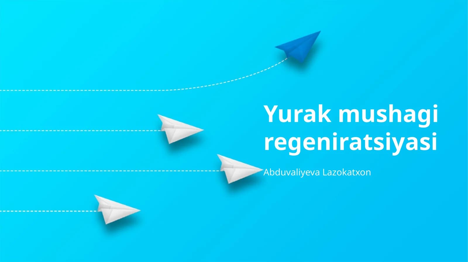 Yurak mushagi regeniratsiyasi