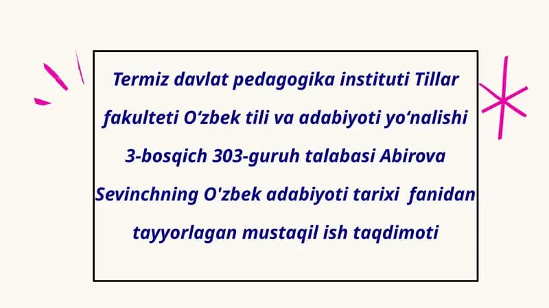 Z.M.Bobur lirikasida Vatansog'inchi