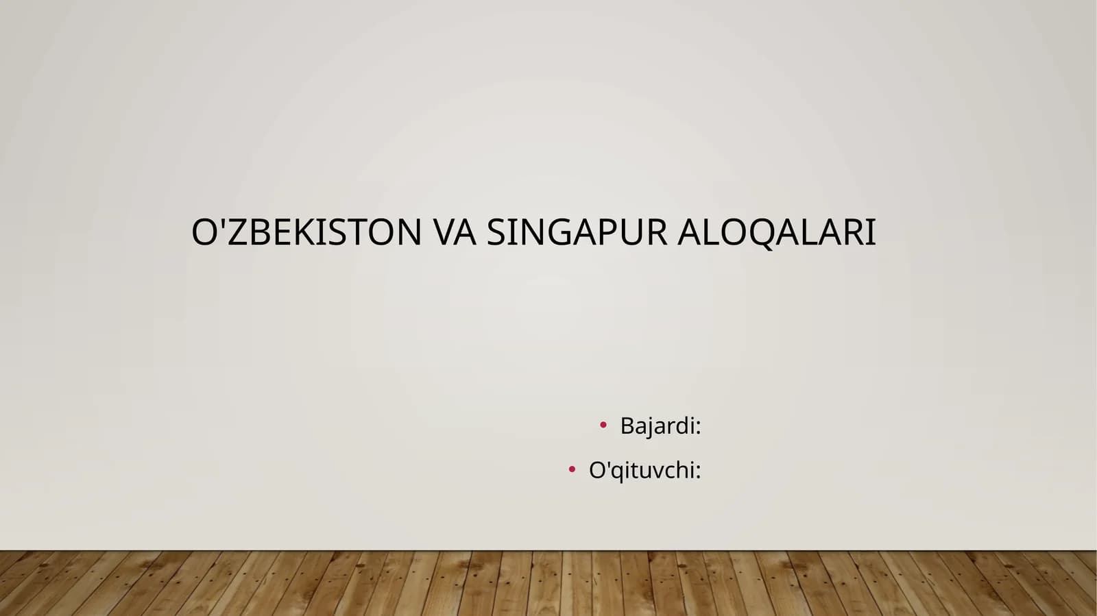 O'zbekiston va Singapur aloqalari