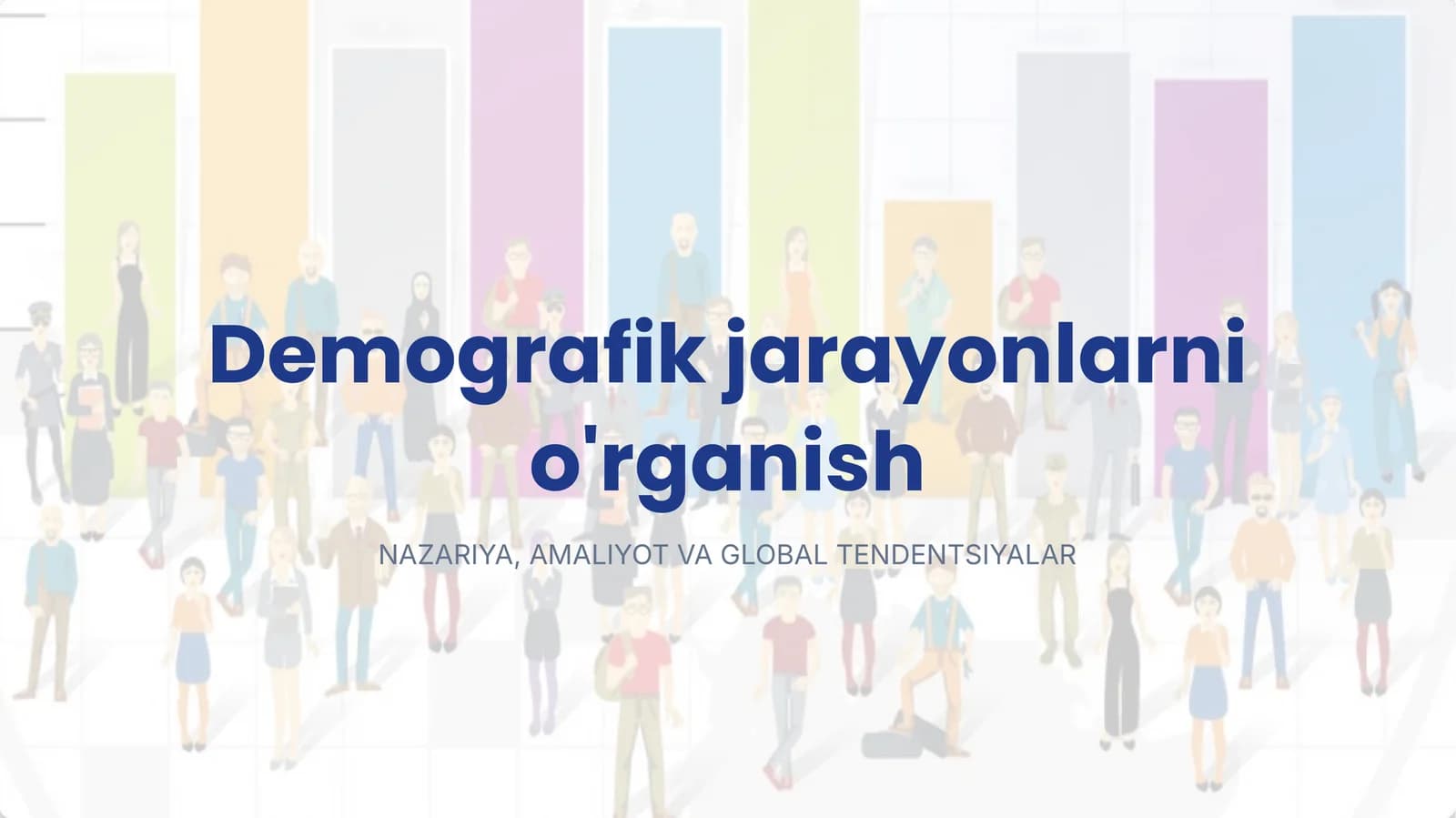 Demografik jarayonlarni o'rganish