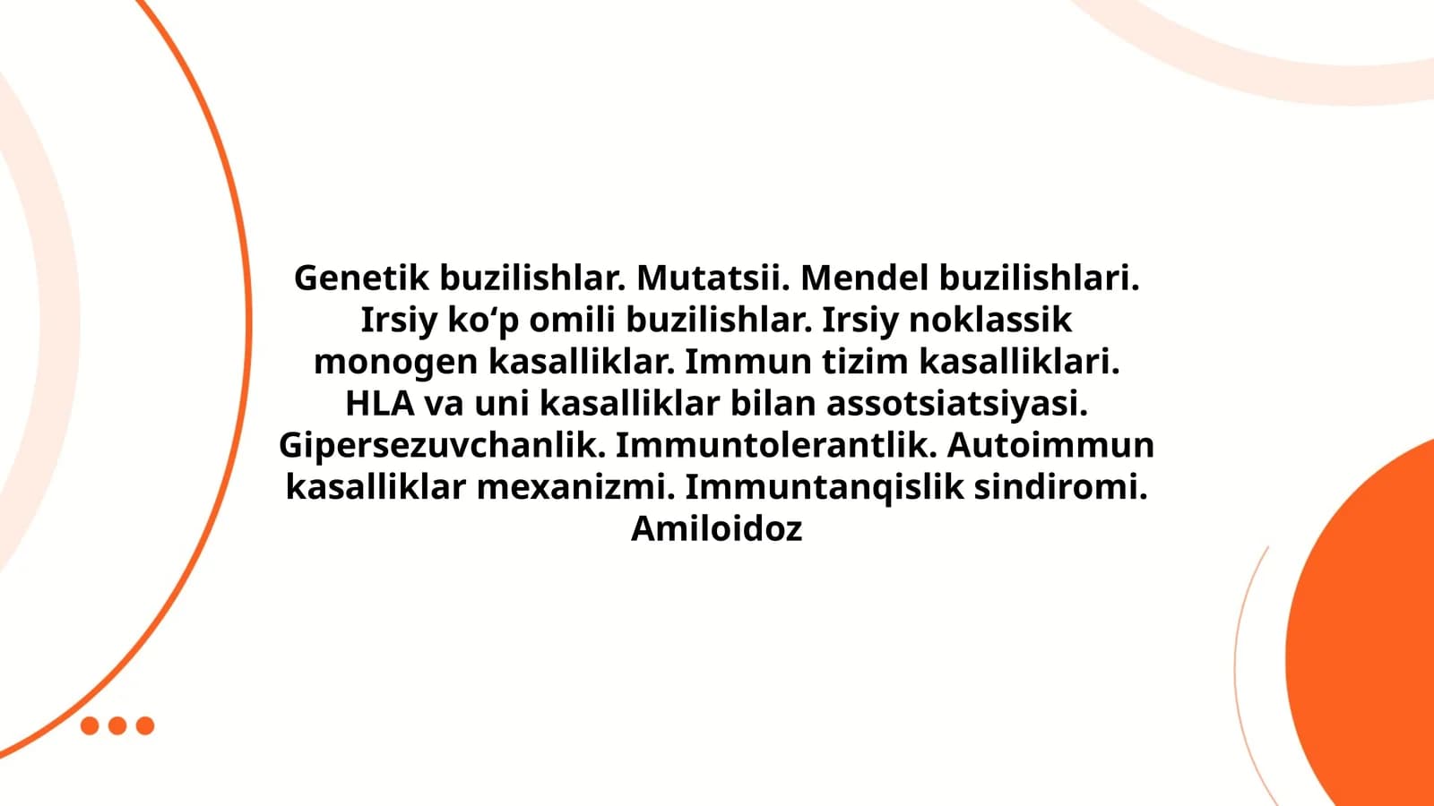 Genetik buzilishlar