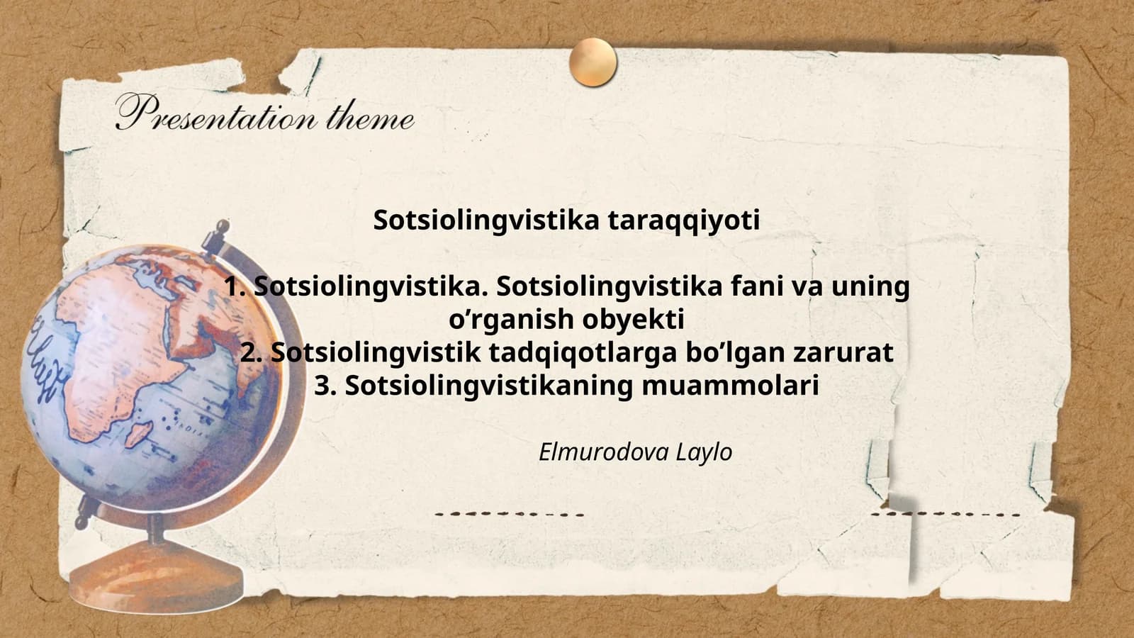 Sotsiolingvistika taraqqiyoti